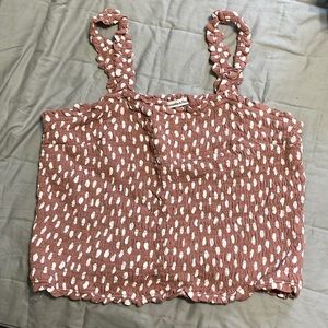 Abercrombie and fitch cropped tank